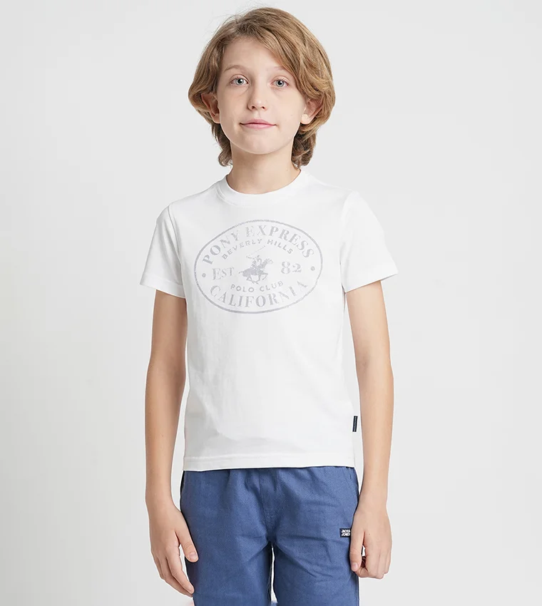 BEVERLY HILLS POLO CLUB Printed Short Sleeves T-Shirt