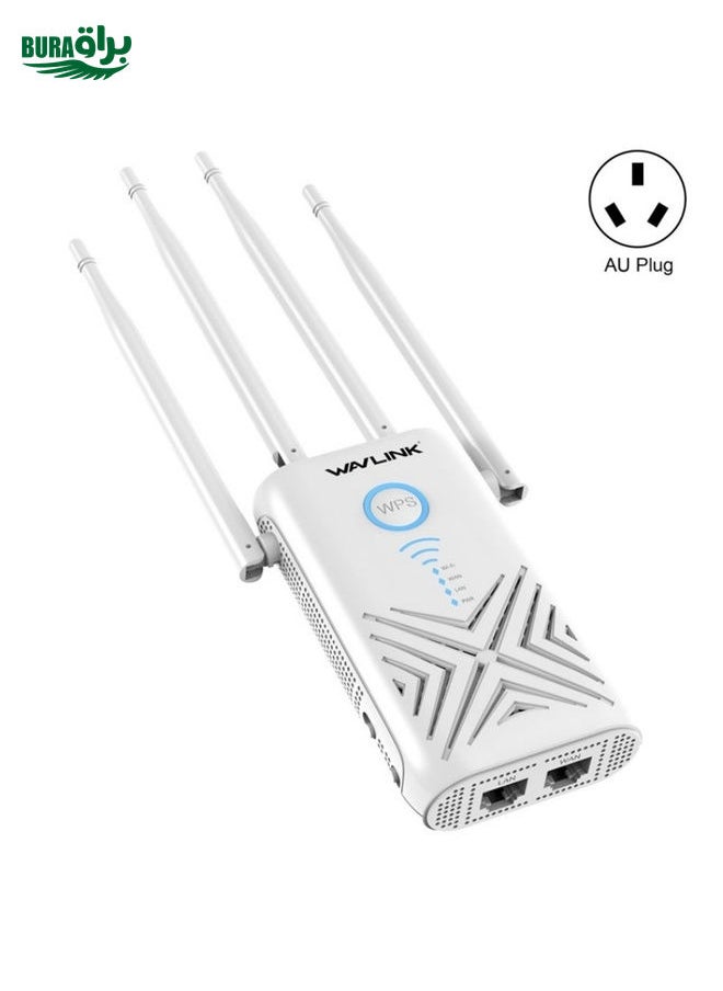 BURAQ WAVLINK WN579X3 With 5dBi Antennas AC1200 Wireless Router 2.4G / 5G Dual Band WiFi Repeater, Plug:AU Plug  - Image 1