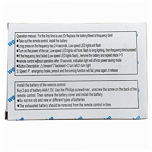 weelye RX57 12V 2.4G Bluetooth Remote Control and Receiver for Kids Ride On Toys, 12V Control Box Motherboard Accessories for Kids Powered Wheel Circuit Board Replacement Parts - Image 5