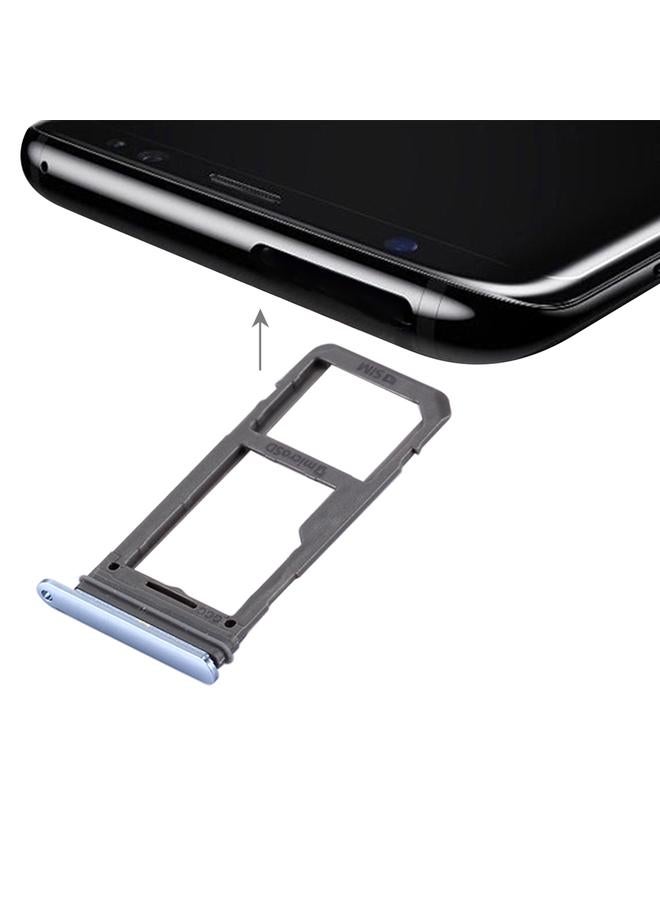 erorex For Galaxy S8 SIM Card Tray + Micro SD Tray (Blue) - Image 1