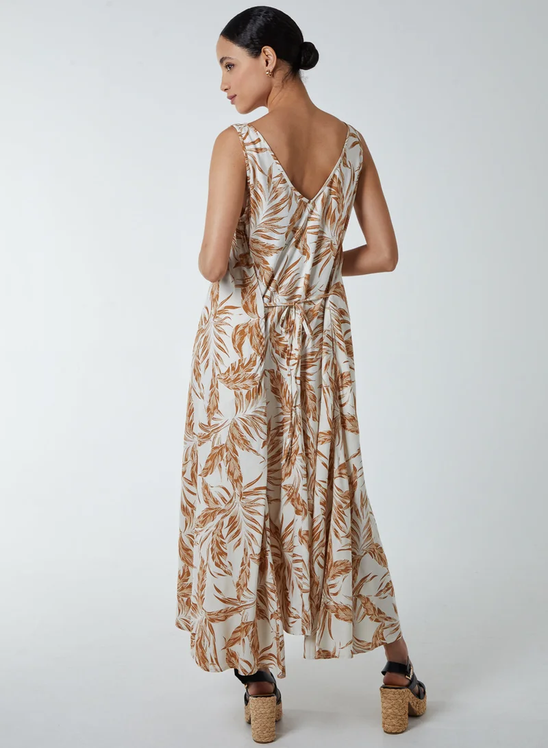 بلو فانيلا فستان ماكسي ترابيز