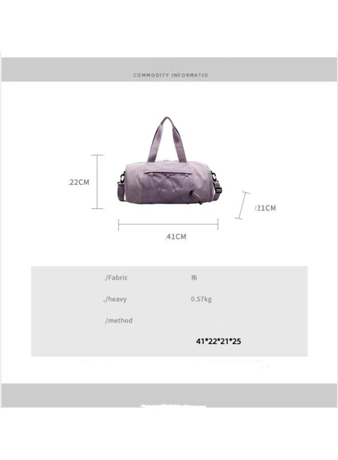 Lightweight Large Capacity Travel Duffel Bag with Wet Dry Separation for Gym Sports Yoga - Image 4