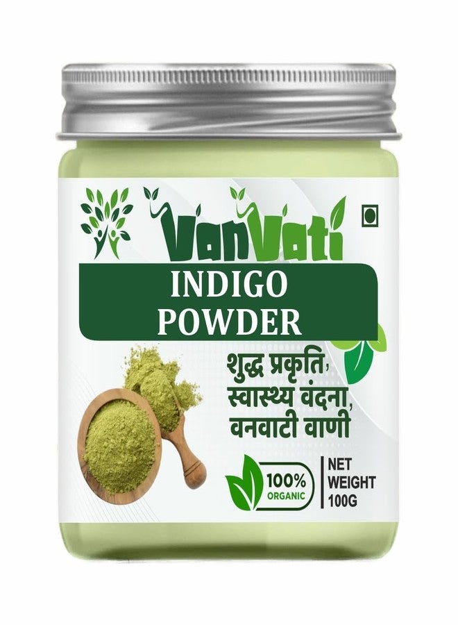 VANVATI Premium Indigo Powder Natural Hair Color & Herbal Remedy For Hair Care 100gm - Image 2