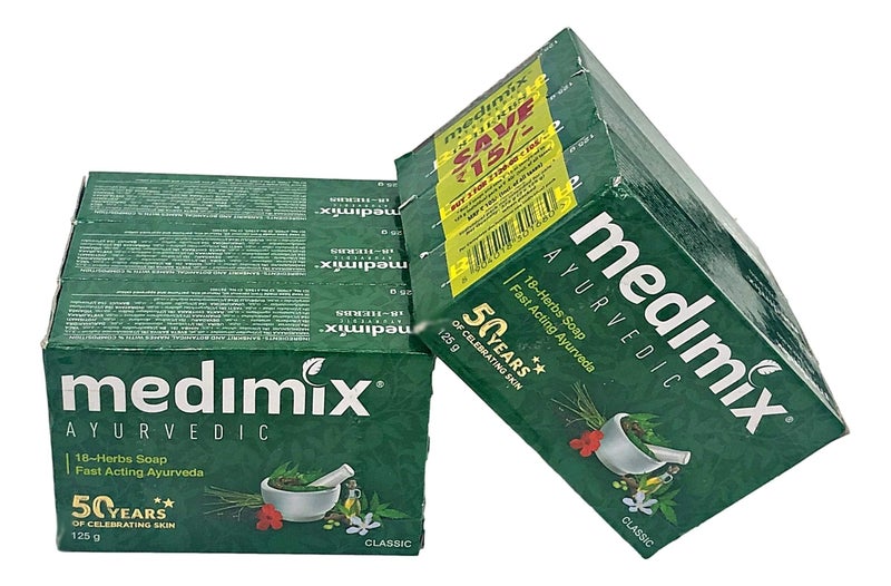 Medimix Medimix Real Ayurvedic Soap 125G Pack Of 6