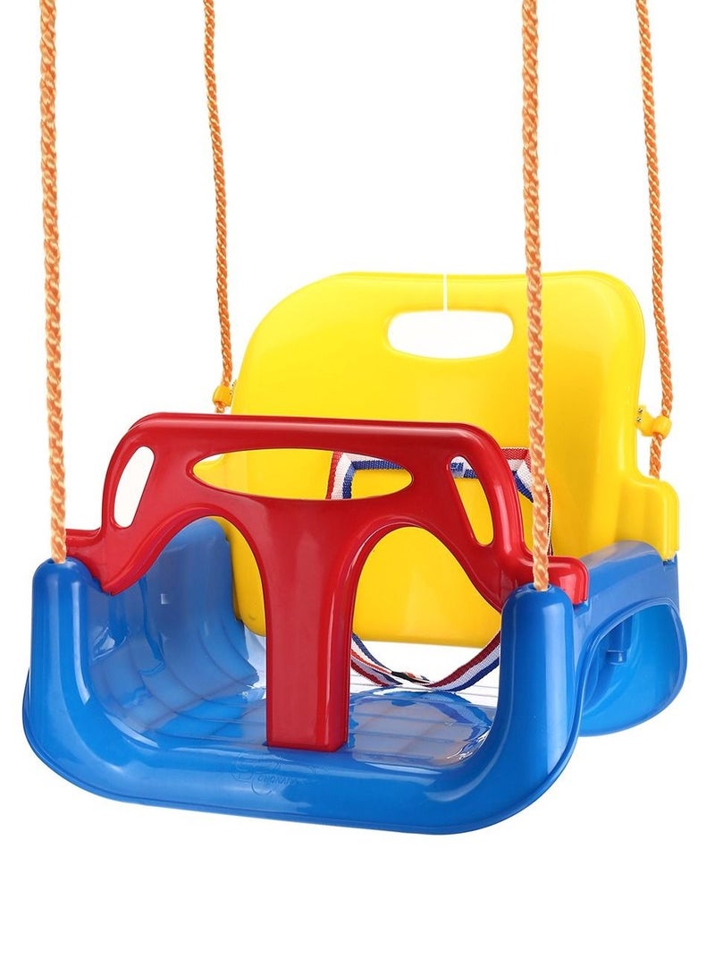 DubaiGallery 3-in-1 Kids Swing Seat with Hanging Strap and Hooks for Indoor and Outdoor Playing, Secure Swing for Baby and Toddler - Image 2