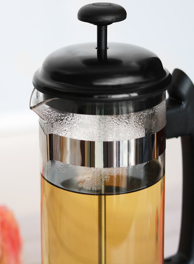 i cafilas 1000ml Stainless Steel French Press Pot Cafetiere Coffee Cup Borosilicate Glass Coffee Maker Tea Filter Tea Maker Scented Tea Herbal Tea French Press - Image 4