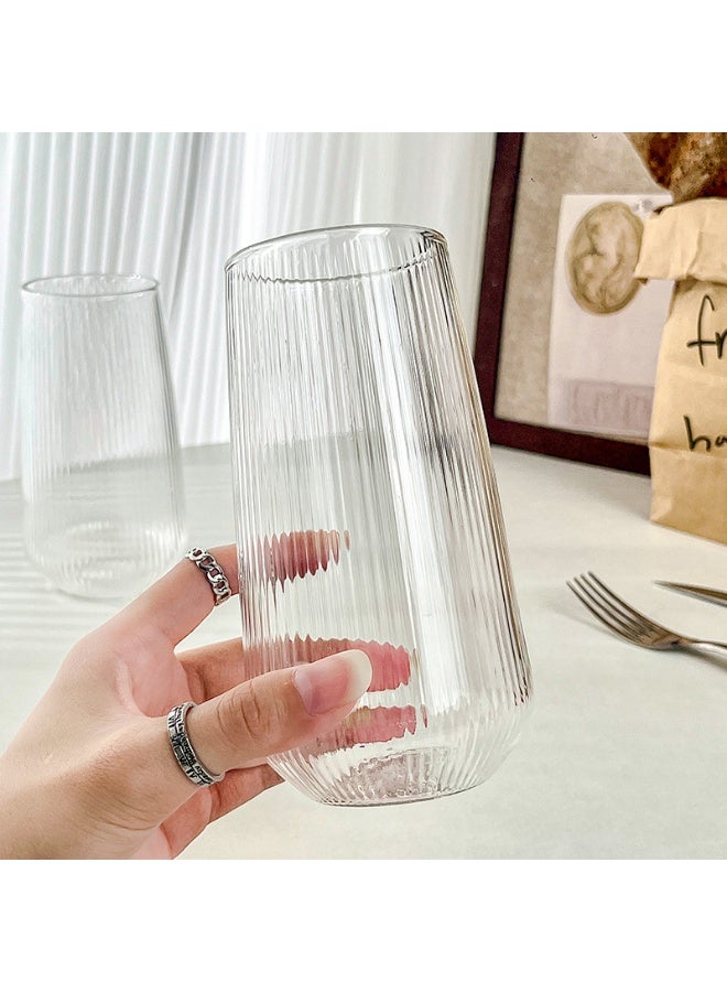 Turkish Hobby Glass Juice Set – 6 Clear Pieces – Tall Tea Glasses for Water and Cold Drinks for Everyday Use and Hospitality - Image 5