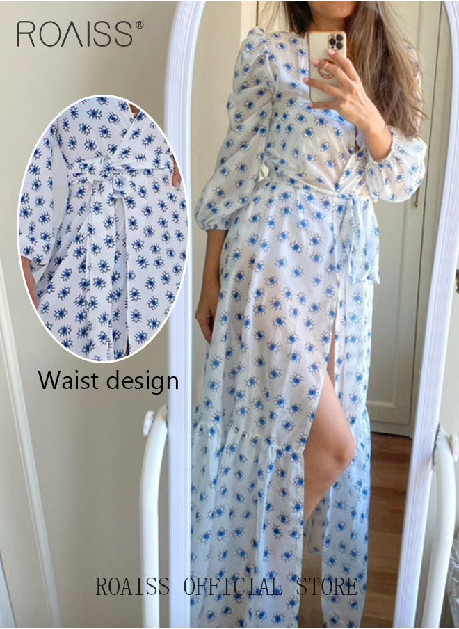roaiss - Women Long Sleeved Beach Shawl Long Sleeved Swimsuit Outer Layer Women Sun Protection Cover-Up Sun Protection Body Modification Multi-Purpose Wear - Image 1