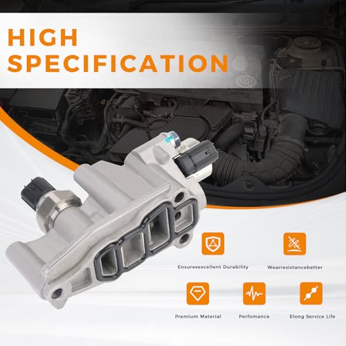 Kinwrdsn Engine Variable Valve Timing VVT Solenoid with Honda 2006 2007 2008 2009 2010 2011 Civic L4 1.8L oil control valve Replace for 15810RNAA01 - Image 3