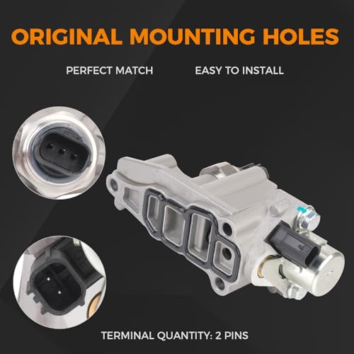 Kinwrdsn Engine Variable Valve Timing VVT Solenoid with Honda 2006 2007 2008 2009 2010 2011 Civic L4 1.8L oil control valve Replace for 15810RNAA01 - Image 5