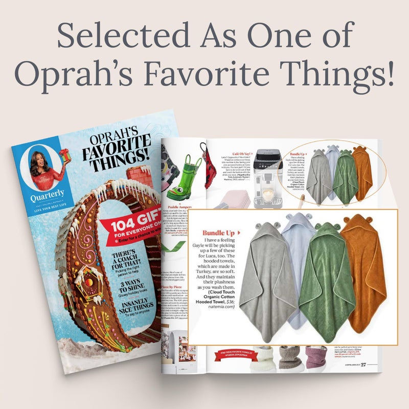 Natemia Premium Hooded Baby Bath Towel – Award-Winning, Organic Turkish Cotton, Soft for Newborns - Hooded Towels for Kids - Image 2