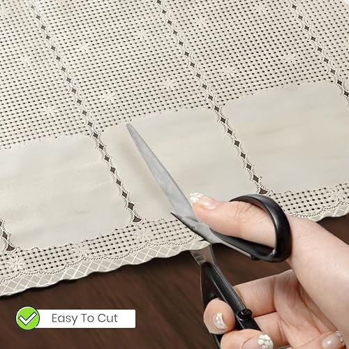 Yellow Weaves PVC Kitchen Mat Fridge Mats 50 cm X 5 Meters Anti Slip Roll, Shelf Liners Sheet for Kitchen, Shelves, Cabinet, Drawer, Wardrobe, Refrigerator, Table (Beige) - Image 3