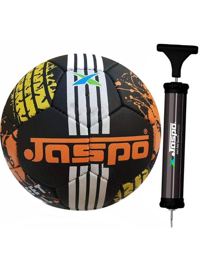 Jaspo Jaspo Street Hand Stitched T.P.R Football (Size:5) Football - Size: 5  (Standard, Pack of 3, Multicolor) - Image 1