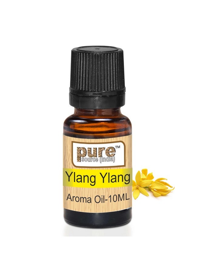 Pure Source India Ylang Ylang Essential Oil for Aromatherapy - 100% Pure, Natural & Undiluted Premium Essential Oil, 10ml - Image 1