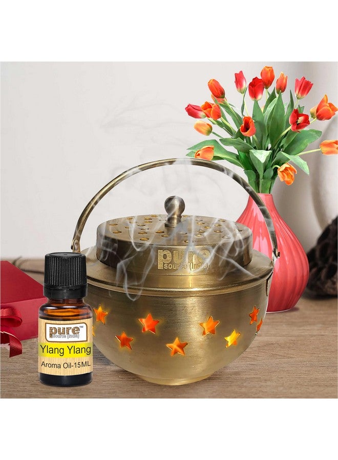 Pure Source India Ylang Ylang Essential Oil for Aromatherapy - 100% Pure, Natural & Undiluted Premium Essential Oil, 10ml - Image 3