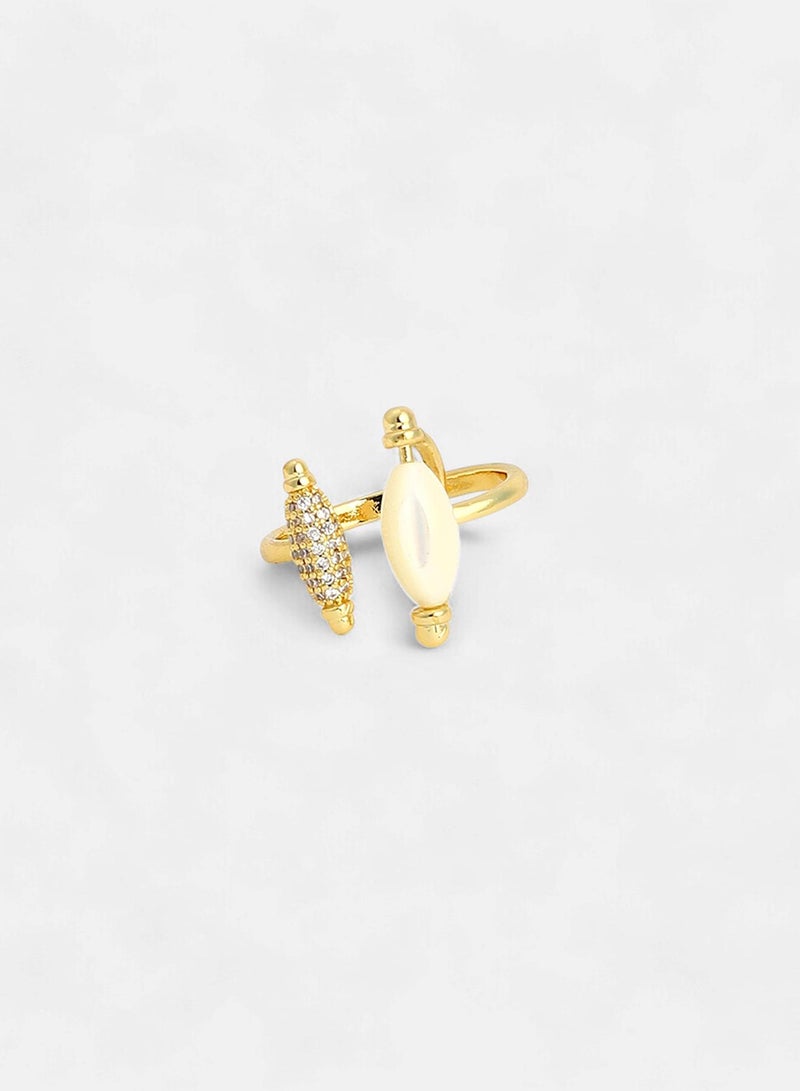 SOHI Stone Studded Adjustable Artificial Finger Ring Jewellery - Image 5