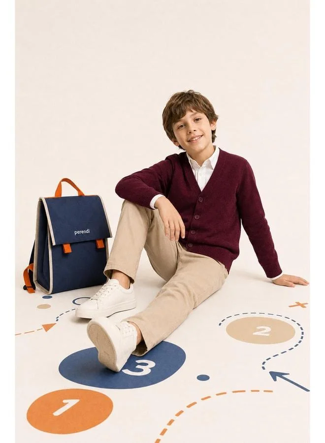 Perendi Unisex Knit School Sweater.