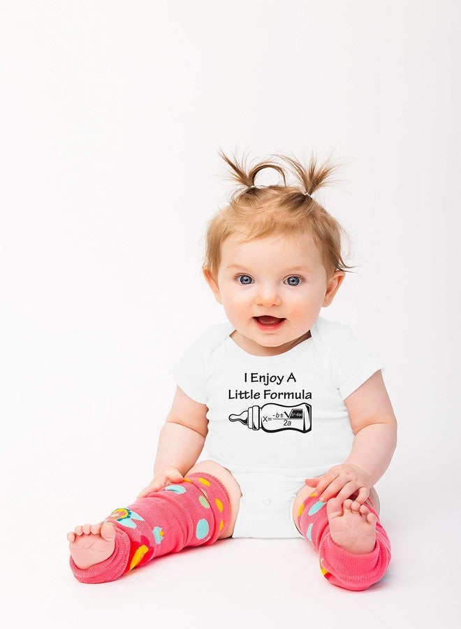 Funnwear أنا أستمتع بقليل من الحليب الصناعي - بدلة أطفال أساسية مضحكة - ملابس أطفال أولاد وبنات حديثي الولادة (6 أشهر، أبيض) - Image 4