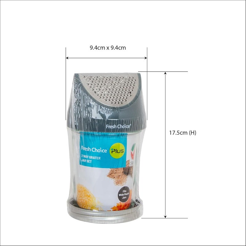 Fresh Choice 2 Way Grater Jar Set - Image 2