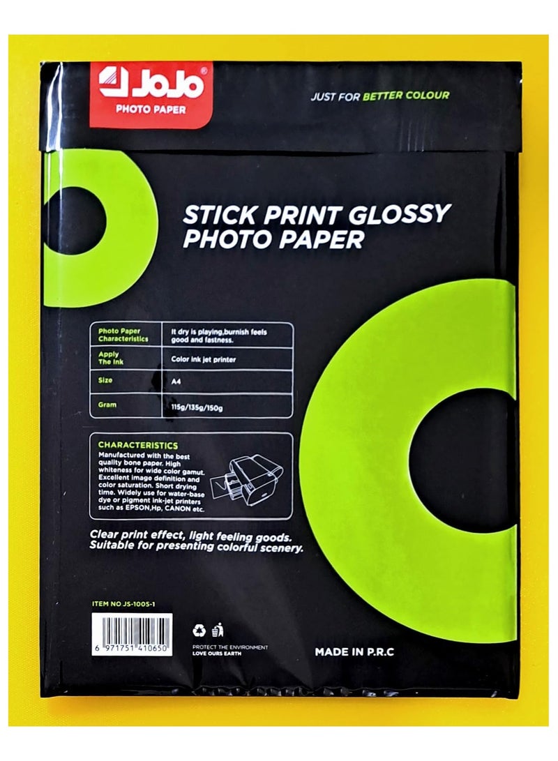 Generic Stick Print Glossy photo paper 135gsm-20 sheets  - Image 2