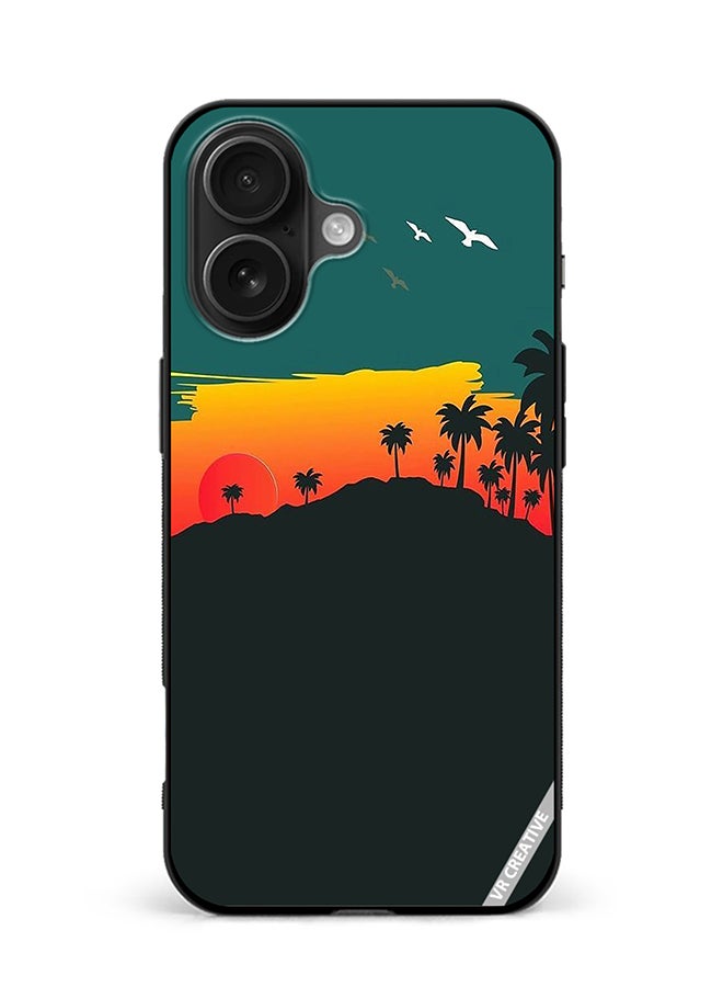 VR CREATIVE Protective Case Cover For Apple iPhone 16 Nature Design Multicolour