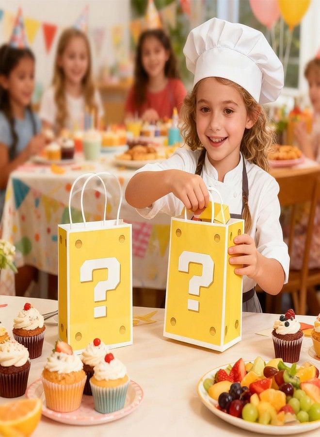 Pinsit 24 PCS Question Mark Party Gift Bags for Party, Supplies Birthday Decorations, Video Game Themed Paper Goodie Bags for Kid Adult - Image 5