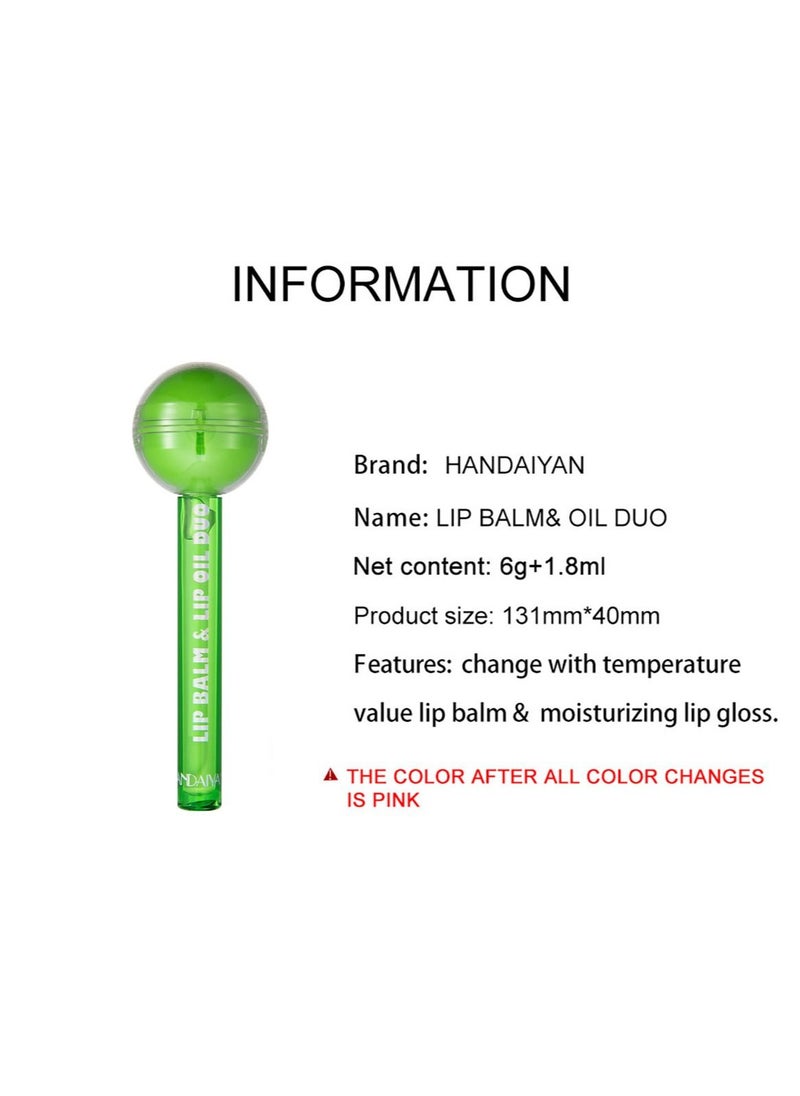 Handaiyan 2 IN 1 Lip Balm and Lip Oil Duo  - Image 3