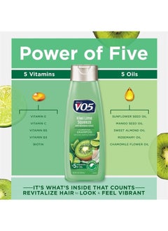 Alberto VO5 VO5 Herbal Escapes Clarifying Shampoo - 12.5 Fl Oz - Kiwi Lime Squeeze - Help Nourish, Moisturize and Hydrate Hair Leaving It Looking and Feeling Thicker, Fuller and Simply Beautiful  - Image 4