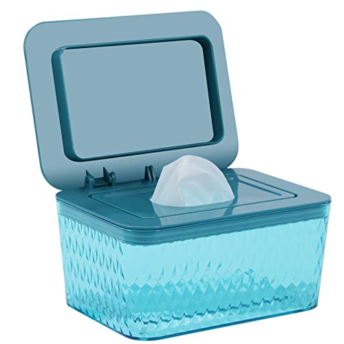 Hswt Wipes Dispenser Seal-Designed Wipe Dispenser Holder Wipes Case Box for Bathroom Keep Wipes Fresh, Dust-Proof & Non-Slip - Image 1