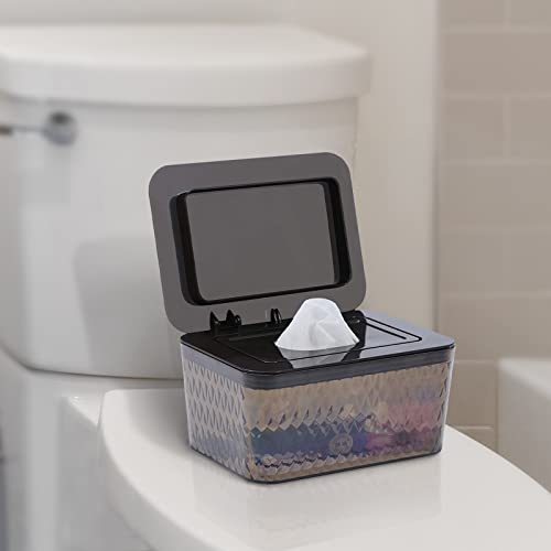 Hswt Wipes Dispenser Seal-Designed Wipe Dispenser Holder Wipes Case Box for Bathroom Keep Wipes Fresh, Dust-Proof & Non-Slip - Image 4