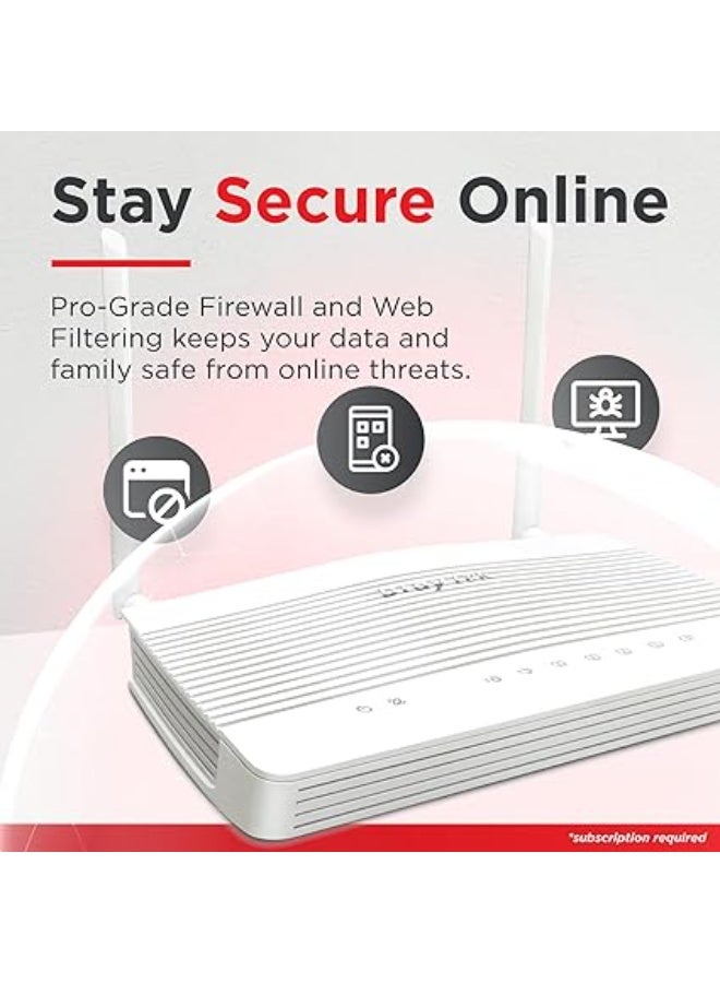 دراي تيك DrayTek Vigor 2136ax Multi-Gigabit Ethernet Router with Wi-Fi 6 AX3000 Wireless, VPN and Fast 2.5GbE Interfaces - Image 4