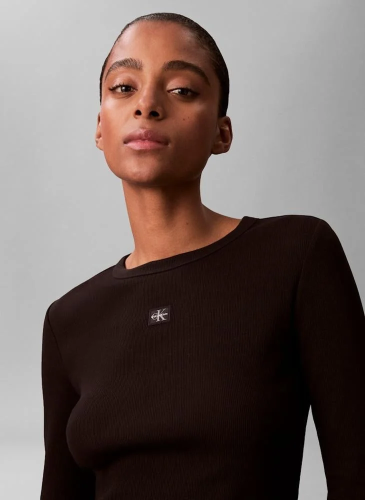 Calvin Klein Jeans  Logo Crew Neck T-Shirt for Women | Best Price UAE