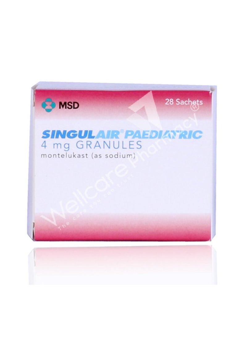 SINGULAIR Singu-lair Paediatric 4 mg Granules 