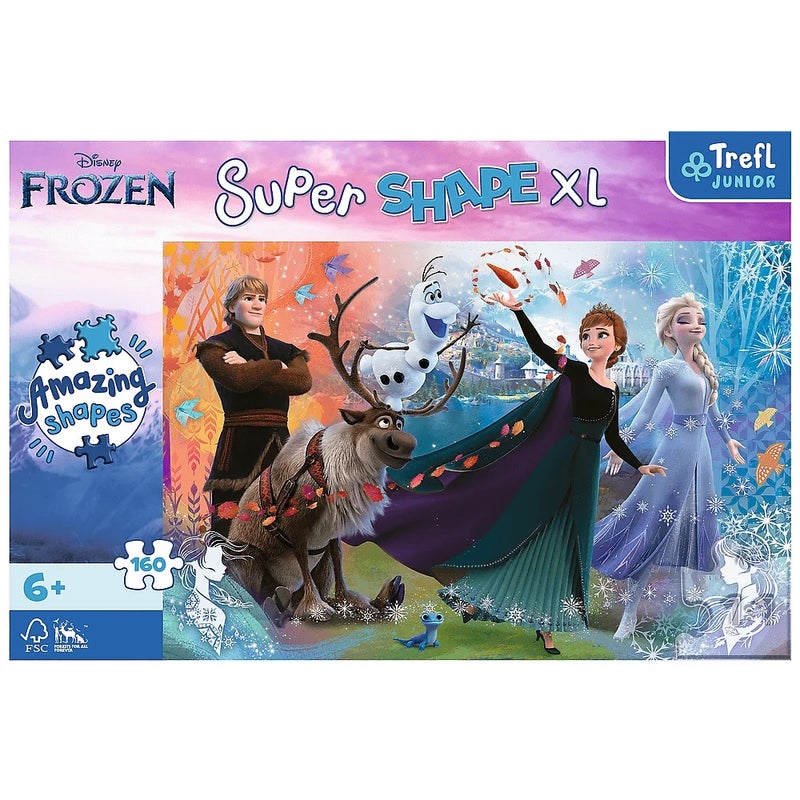 Trefl - Junior Discover the World of Frozen XL Puzzle 160 Pieces - 50022 - Image 3
