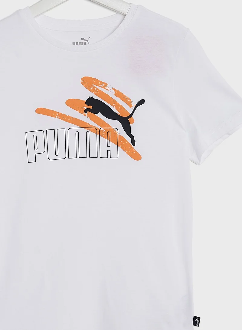 PUMA Kids Essential  Logo Lab Summer T-Shirt