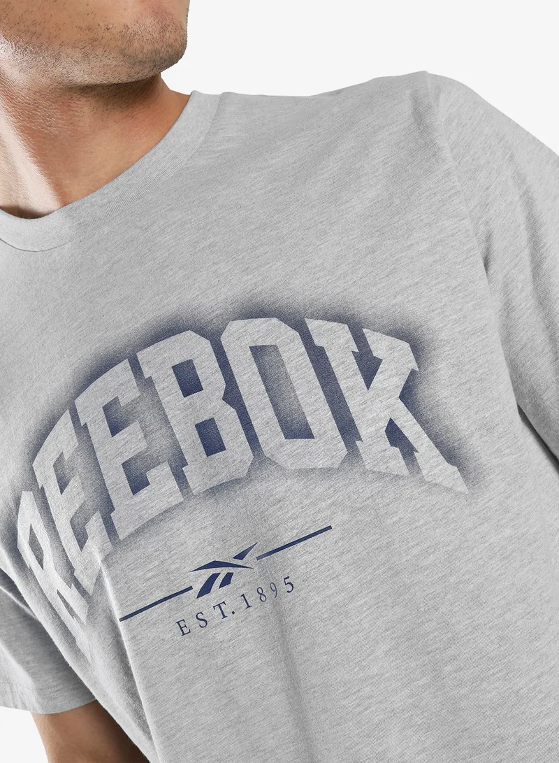 Reebok Light Grey Marl Shadow Arch T-Shirt for Men | Best Price UAE