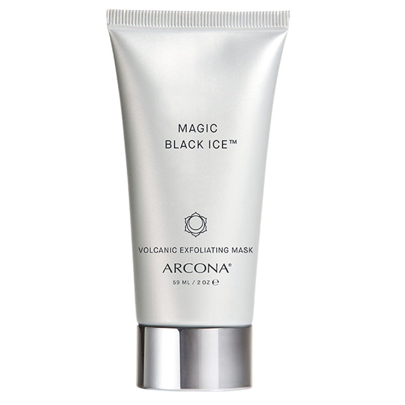 Arcona ARCONA Magic Black Ice  Icelandic Volcanic Sand Black Lava Charcoal and Mandelic Acid Exfoliate Purify Brighten and Decongests Skin  2 oz Made In The USA
