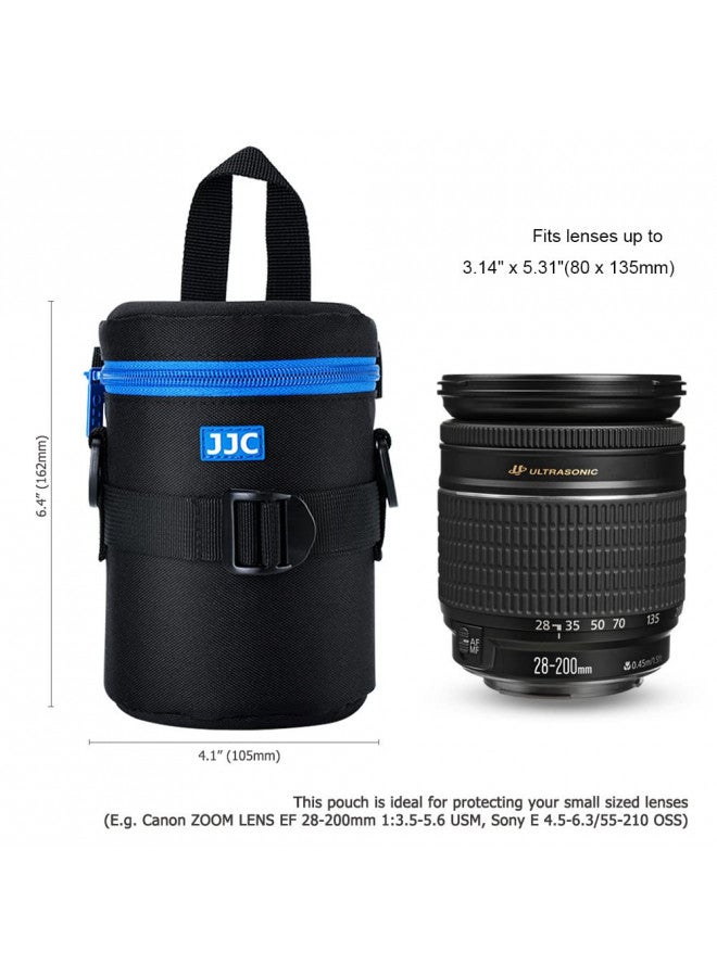 JJC JJC Deluxe Lens Case Pouch Bag for Canon EF-S 17-55mm/17-85mm,EF 35mm f2, RF 85mm f2 Macro, Nikon AF-S 18-200mm/18-105mm/18-300mm/55-200mm, Fujifilm XF 56mm f1.2 R & More Lens Below 3.1" x 5.3"(D x L)  - Image 2