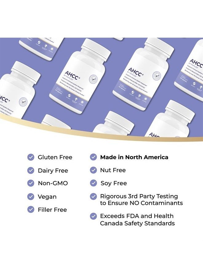 Papillex - AHCC Supplement - Maximum Strength - Natural Immune Support Extract - Maintains Natural Killer Cell Activity - 20+ Human Research Studies - 60 Veggie Capsules (6 Pack) - Image 1