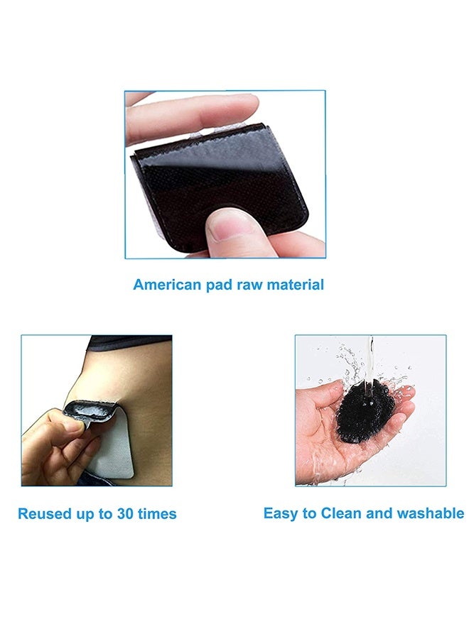 Peachjoy TENS Unit Replacement Pads, 24pcs 5x5cm Electrodes for Pain Relief, Reusable and Skin-Safe TENS Pads, Compatible with TENS 7000 and EMS Units, Sticky-Free Pads for Electrotherapy Sessions - Image 4