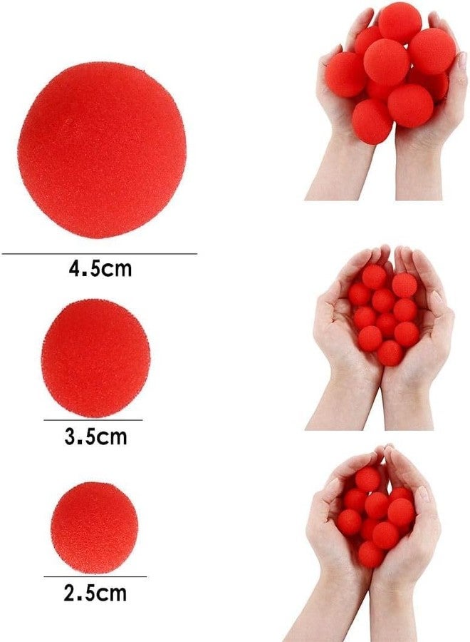 Jinshining 10Pcs Red Sponge Balls Finger Sponge Ball Ball Close-Up Props Toy Classical Comedy Trick Props Magic Kits and Accessories (3.5cm) - Image 2