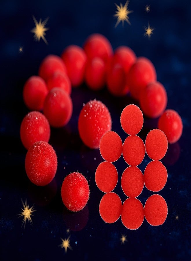 Jinshining 10Pcs Red Sponge Balls Finger Sponge Ball Ball Close-Up Props Toy Classical Comedy Trick Props Magic Kits and Accessories (3.5cm) - Image 5