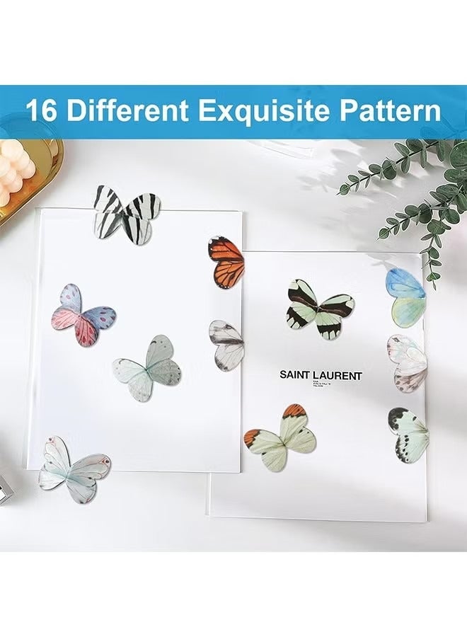 16PCS Creative Magnetic Bookmark, Bookmarks for Women Men, Assorted Butterfly Book Markers Page Clips Set for Students Teachers School Home Office Book Accessories - Image 5