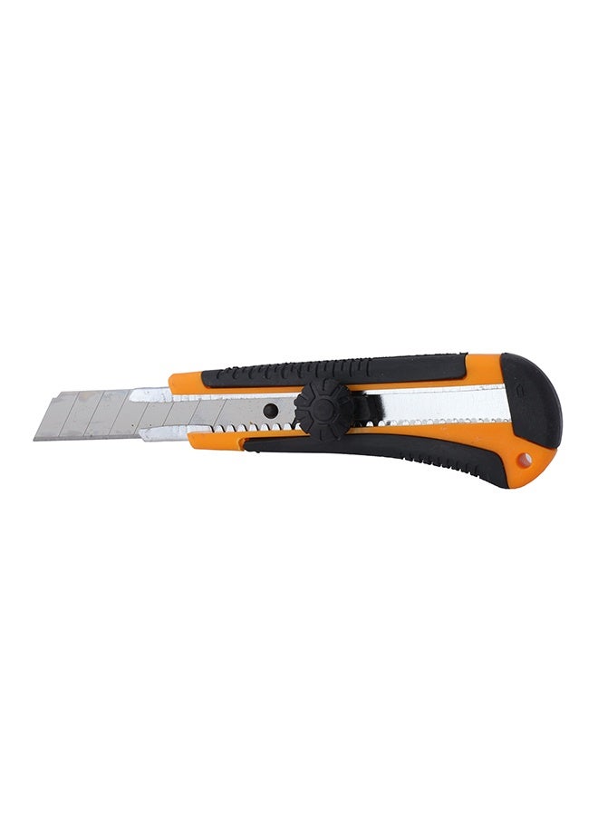 LAWAZIM Box Cutter with 5-Piece Blades - 18mm - Retractable Utility Knife with Dial Lock, Snap-Off Blade Cutter, Precision Cutting Tool for Cardboard, Paper, Fabric, DIY and Packaging Use - Image 4