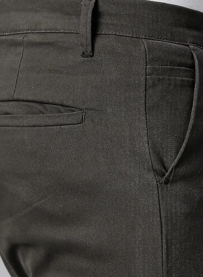Dennis Lingo Slim Fit Casual Trouser with Pockets by Styli