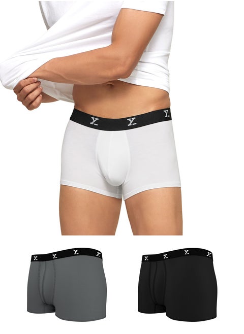 Pack of 3 Ace Intellisoft Micro Modal Solid Men Trunk