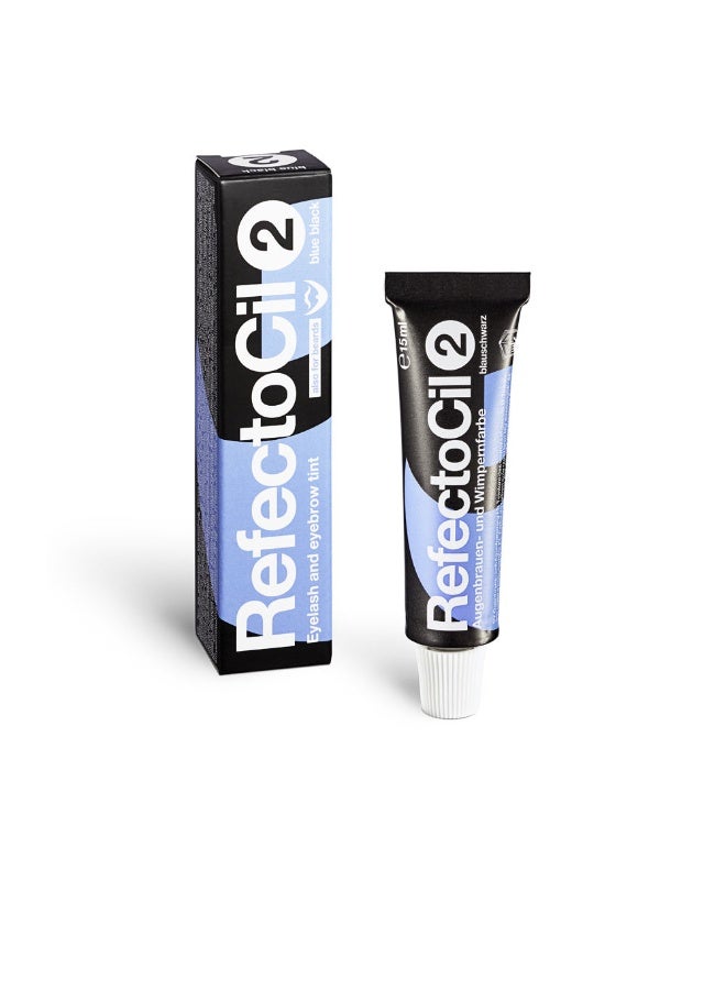 Refectocil Eyelash And Eyebrow Tint Color 2 Blue Black 15ml - Image 1