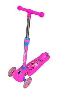 Generic Scooter 3 Wheels with LED Lights, Foldable Design, Scooter for Boys and Girls, Height Adjustable, Children's Skateboard, Freesyle Skateboard, Rear Brake Scooter 
