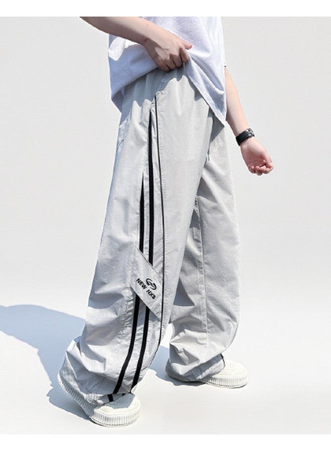 Bumblebee Boys' Pants Kids' Summer Clothes Thin 2025 New Collection Big Kids' Mosquito-proof Trousers Summer Casual Pants - Image 1