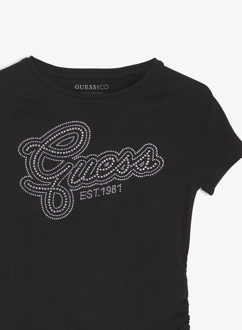 GUESS Kids Short Sleeve T-Shirt - Image 3